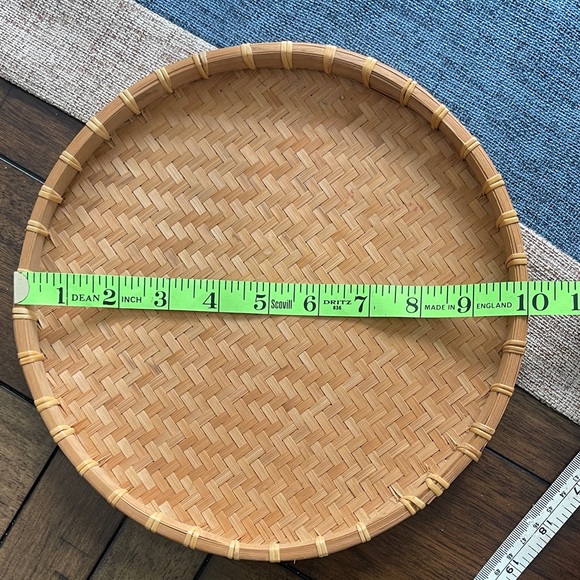 Handcrafted Bamboo Serving Tray - Picture 2 of 3